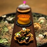 cadre - 池田町鴨肉　天たつ汐うに　へしこのトゥルトフロマージュ