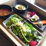 Tokiwatei M-Garden - ■季節の野菜御膳
      ・前菜盛り合わせ・季節のスープ