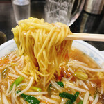 そば処 つる岡 - サンマーメン太麺