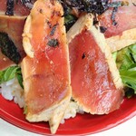 日本料理 篠 - マグロは厚み４〜５mmほど
            少し甘味のある醤油ダレが抜群においしい(^^)b