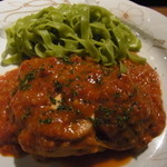 夏目亭 - 仔牛の骨付きスネ肉トマト煮込み