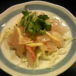 華 - 鯛の中華風刺身(予約お任せ料理)