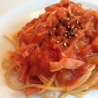 クチーナ ヒラタ - ランチBのパスタ　　　　　スパゲッティ　アマトリチャーナ