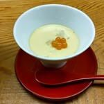 鮨おばな - 茶碗蒸し。コノワタ使用でシャリ内包の「茶碗寿司」