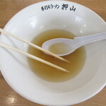 佐野青竹手打ちラーメン押山 - ご馳走様でした！