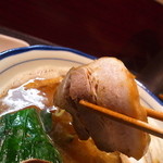 烈志笑魚油 麺香房 三く - チャーシューはプリプリ柔らかい♪