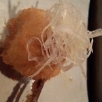 串かつ あーぼん - 伝助穴子は白髪ねぎと。