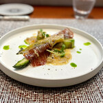 Grand rocher - 山形のアスパラ、合間の筍