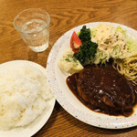Cafe de COMA - ♪ハンバーグステーキ ¥950