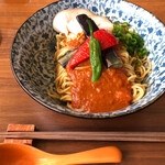 ラーメン イッケン - 5月の限定麺。カレーまぜそば900円税込