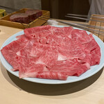 肉屋 雪月花 NAGOYA - 神戸牛サーロインのしゃぶしゃぶ