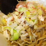 ラーメン二郎 - 白ネギ投下～♪
