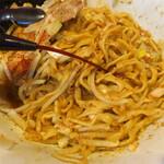 ラーメン二郎 - 赤酢投入～♪