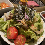 SATOブリアン - サラダ。ちゃんと美味しい