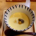 季節料理 あまね - 鼈の茶碗蒸し（レバーと卵添え