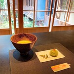 寒村庵 - 抹茶と生菓子セット