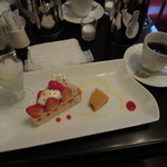 ナポレオンパイと珈琲セット