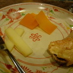 Wain To Oyado Chitose - ワインセットのチーズ