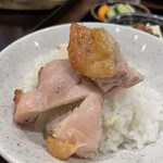 直ちゃん - もも肉と白飯