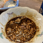 小松鮮魚店 - うらごしの道具が見つからず箸で潰したカワハギの肝