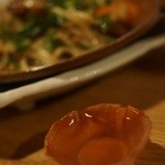 煮込みと惣菜 かん乃 - いかおちょこでレバニラ