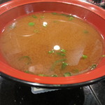 ぐるめ亭 - ランチセットのお味噌汁
