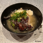 日本料理 TOBIUME - 虎魚の味噌椀