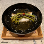 日本料理 TOBIUME - ノドグロの炙りにそうめんのりに蕨の椀物