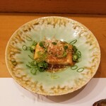 Shun An - ご主人からのサービスの豆腐料理。良い箸休めになった。