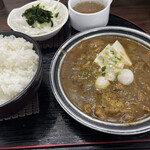 たま家食堂 - もつ煮込みカレー　600円