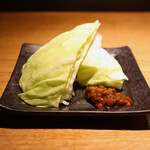 Momoyaki Kawamura - 箸休め(キャベツと鶏味噌)