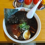 ラーメンだるまや - 焦がしニンニク