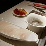 海底撈火鍋 - 白身魚(今回は鯛)