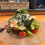 ななくさ食堂 - 釜揚げしらすと桜エビと焼きのりの和風サラダ（ハーフ）