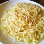 新羽亭 - 麺盛り