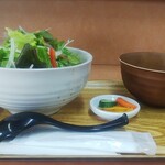 小さな食堂 ヒロ - まぐろサラダ丼 (税込)650円 ※正面から (2022.05.03)