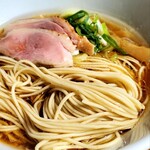 中華そば 今野 - 鴨だし中華(並)全粒粉麺 の麺