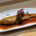 家庭料理 小川 - あゆの山椒梅干し煮