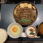 木曽路 - すき焼き定食（国産牛ロース）1650円税込