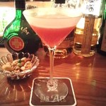 the BAR ACE - 再訪　2杯目：自家製ザクロシロップのジャックローズ。