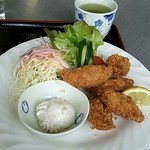 田舎茶屋 - カキフライ定食