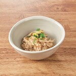 Chicken skin ponzu sauce