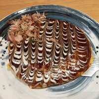 OSAKAきっちん。 東急プラザ渋谷店 - 20220513極みのお好み焼き(豚肉イカ海老ミックス)