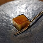 温石 - 玉蜀黍餅を目の前でキャラメリゼして。