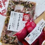木の花屋 - 善光寺郵便局の裏手にある漬物屋さん　人気ナンバーワン王滝かぶ甘酢漬　みょうがときゅうり混ぜごはんの素２合用
