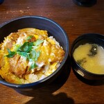 楽市楽座 - 丼定食（かつ丼）2022.05.11