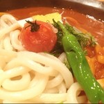 四ツ谷胡桃屋 - トマトカレーうどん