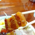 麺屋 にぼすけ - 角煮リフト！