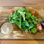 炭焼き納屋 くさび - 地場朝とれサラダ