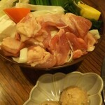 北の富士本店 櫻屋 - 知床鶏ちゃんこと鶏たたき
